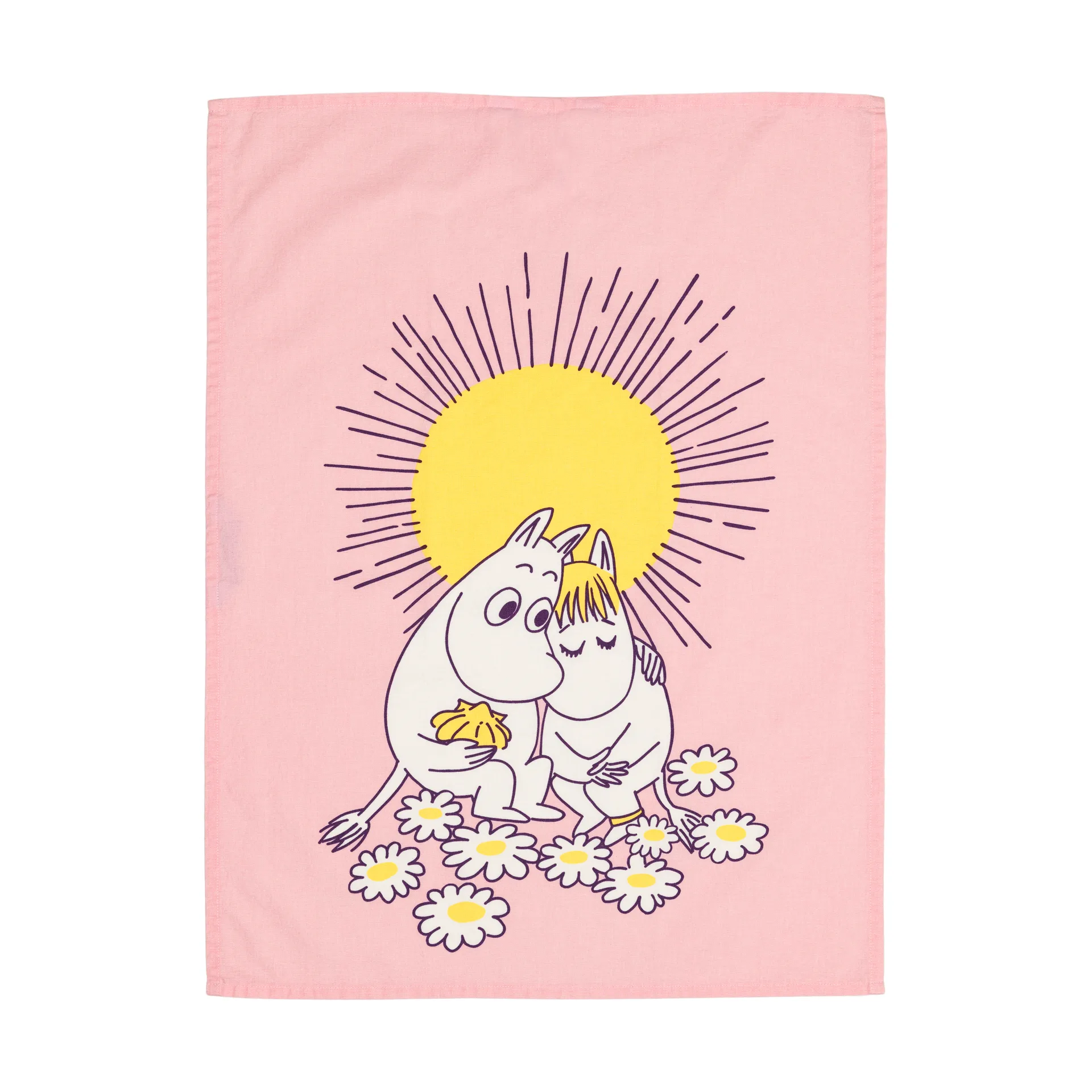 Moomin kitchen towel 50x70 cm 2 pieces, In love Moomin Arabia