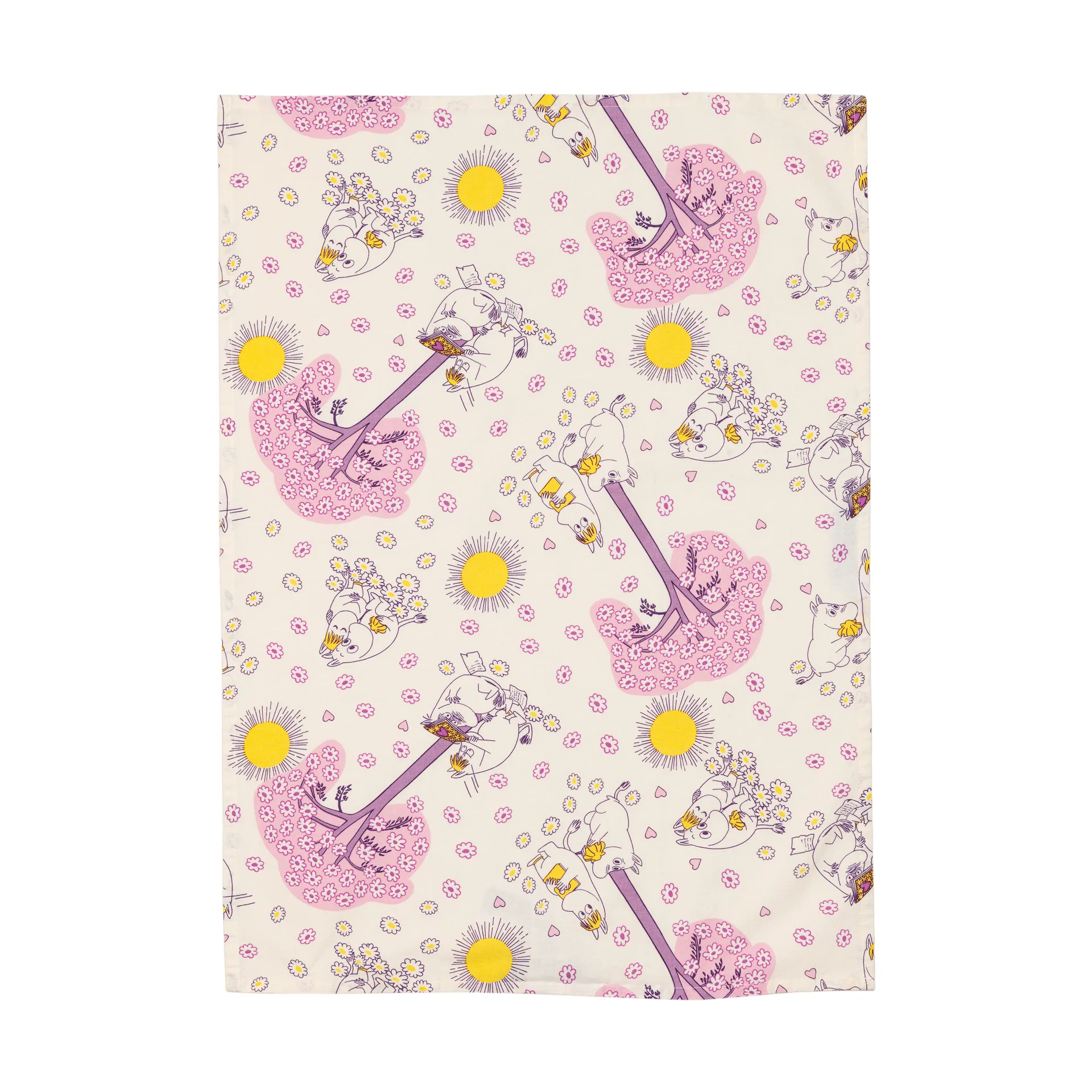Moomin kitchen towel 50x70 cm 2 pieces, In love Moomin Arabia