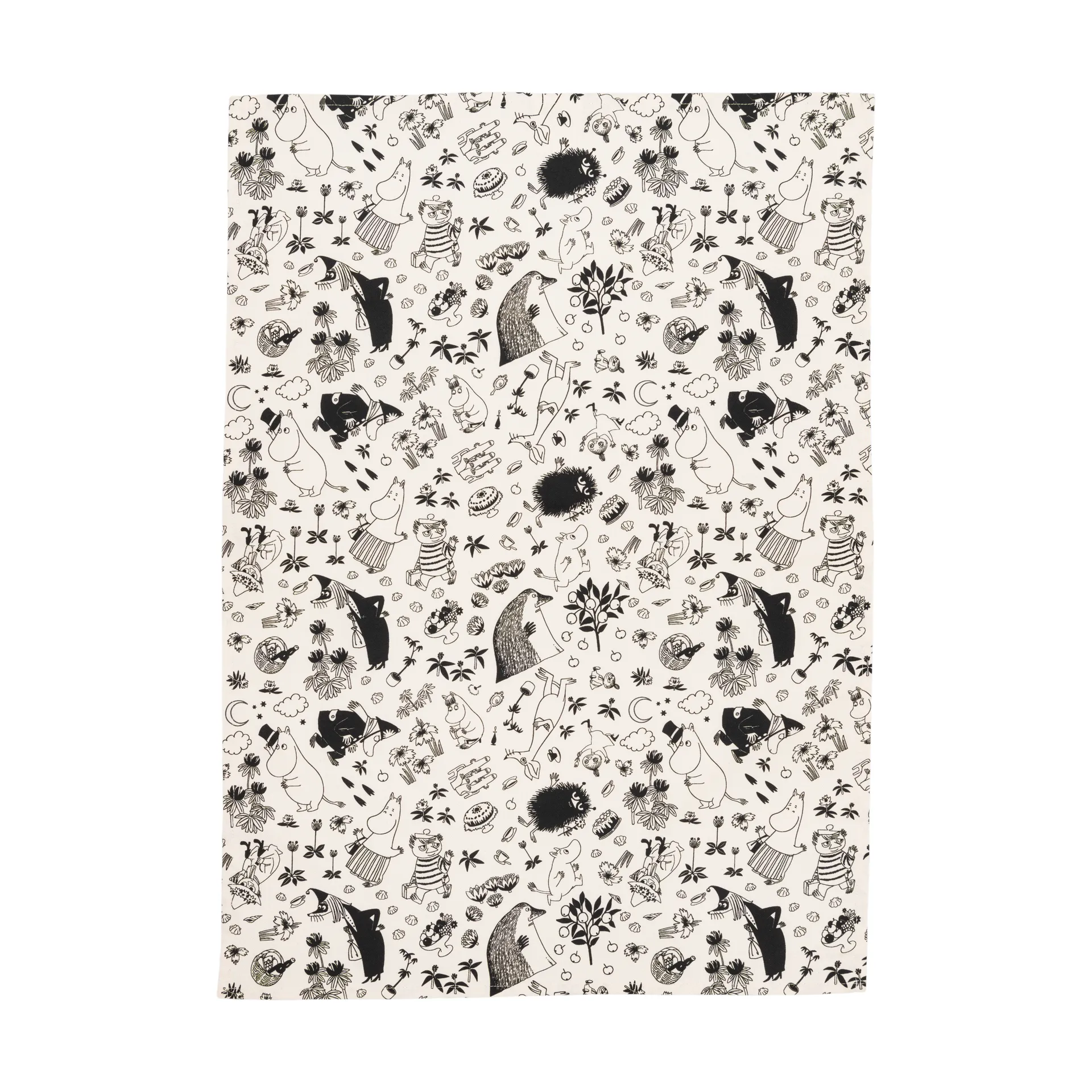 Moomin kitchen towel 50x70 cm, Off-white Moomin Arabia