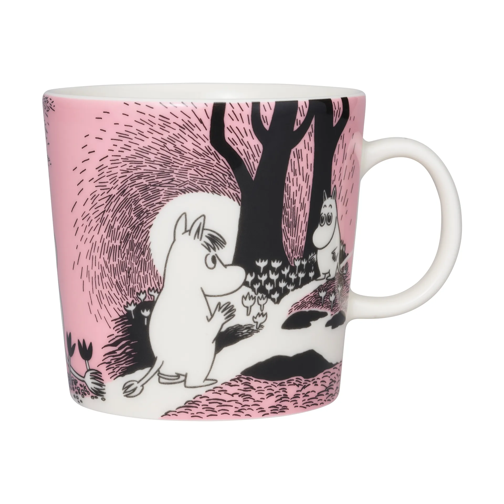 Moomin love mug 40 cl, Pink Moomin Arabia
