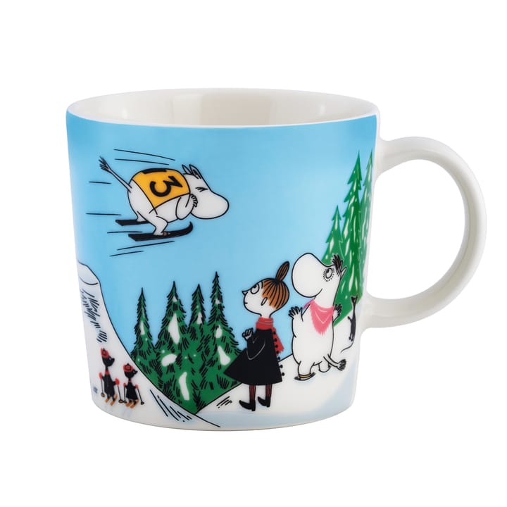 Moomin mug winter 2024 Ski jumping, 30 cl Moomin Arabia