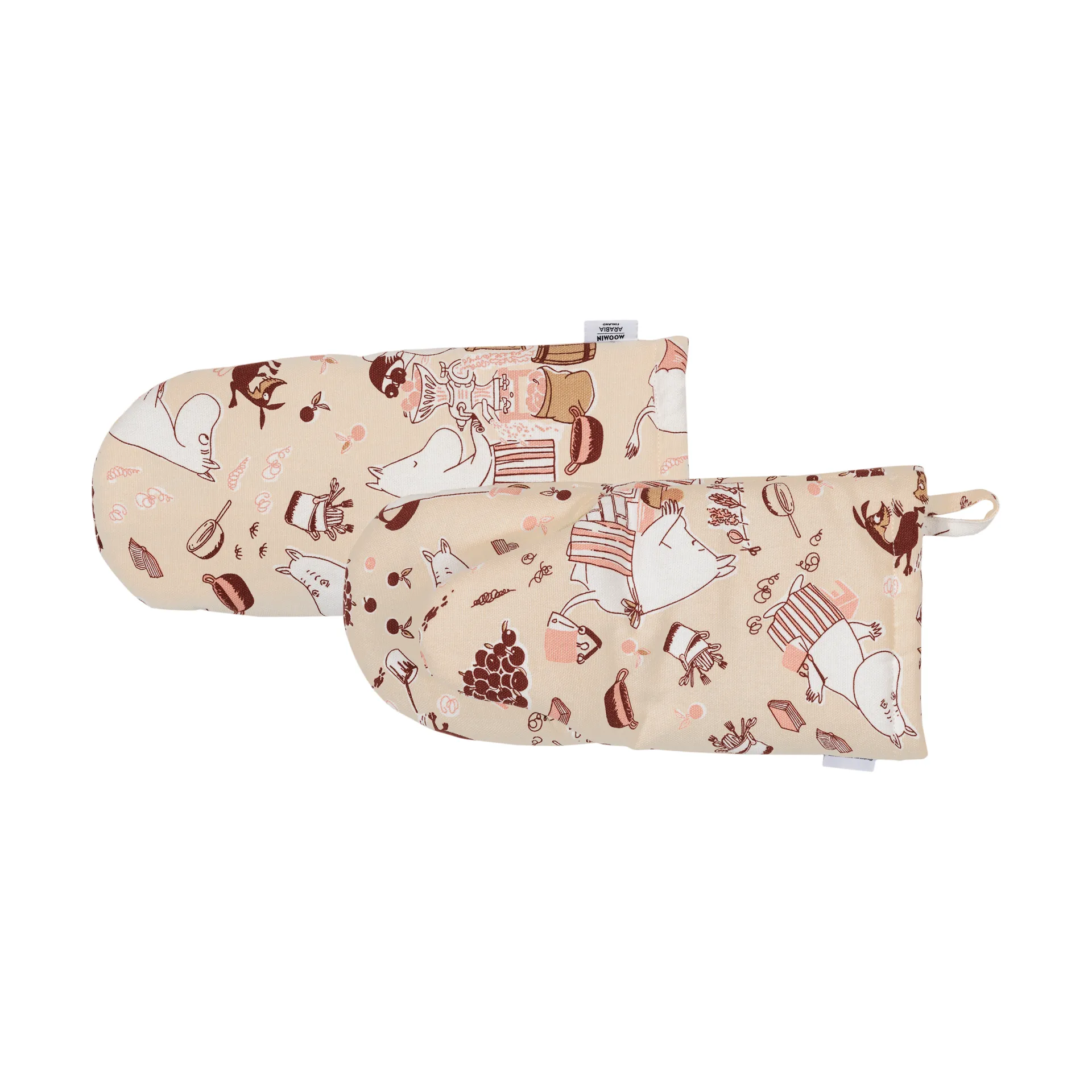 Moomin oven mitt, Homely joy, 34x15 cm Moomin Arabia