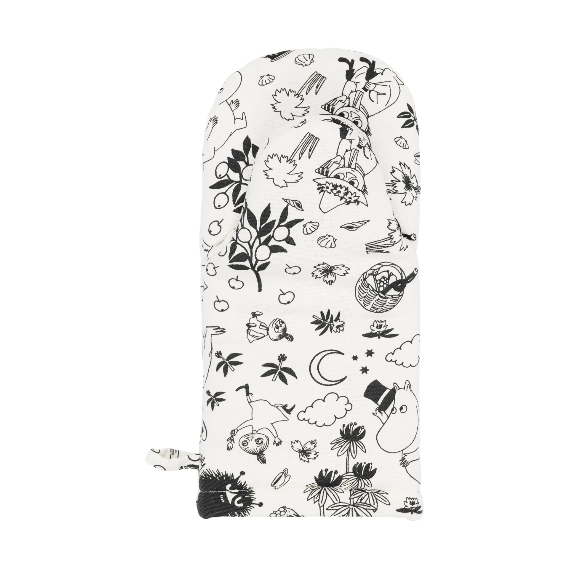 Moomin oven mitt, Off-white Moomin Arabia