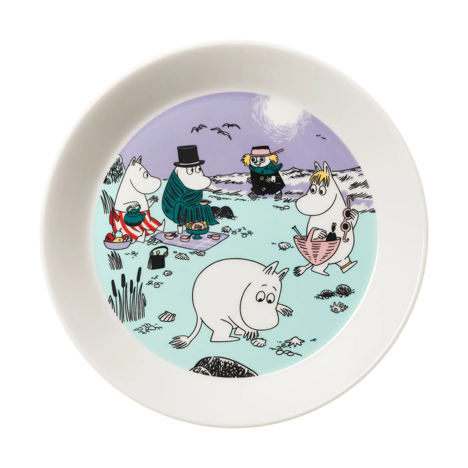 Moomin plate 2025 Beach day, Ø19,5 cm Moomin Arabia