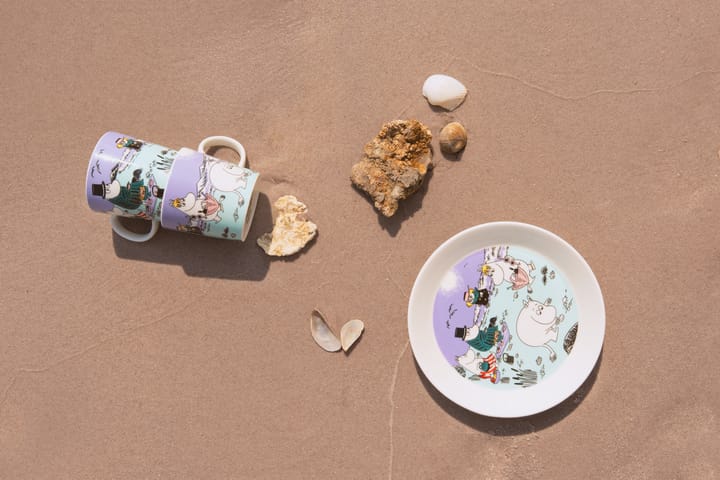 Moomin plate 2025 Beach day, Ø19,5 cm Moomin Arabia