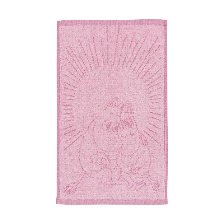 Moomin towel 30x50 cm - Enchanted pink - Moomin Arabia