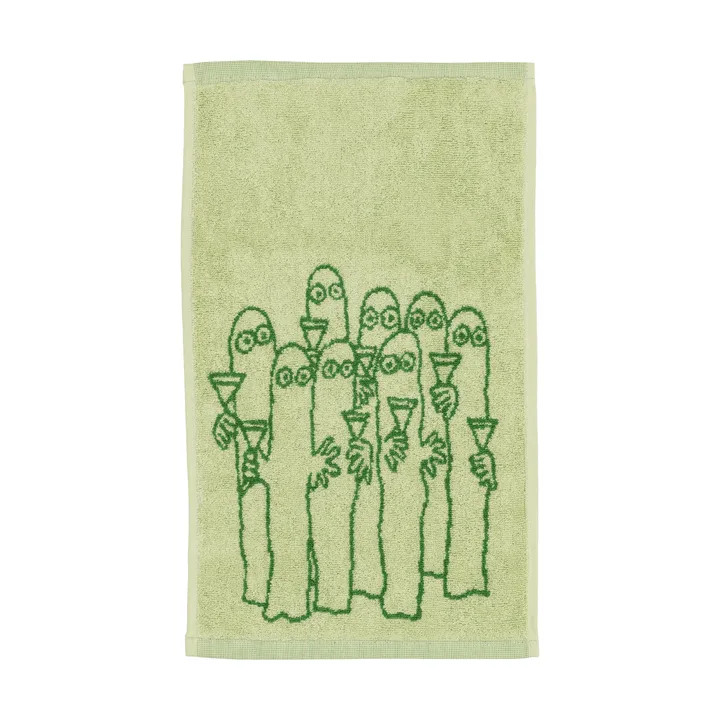 Moomin towel 30x50 cm - Hattifnattarna, green - Moomin Arabia