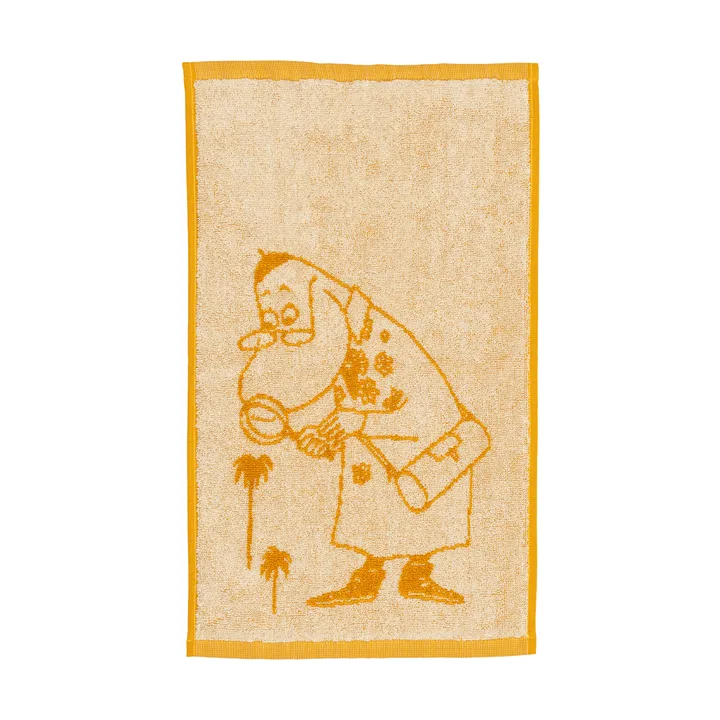 Moomin towel 30x50 cm - Hemulen, ochre - Moomin Arabia