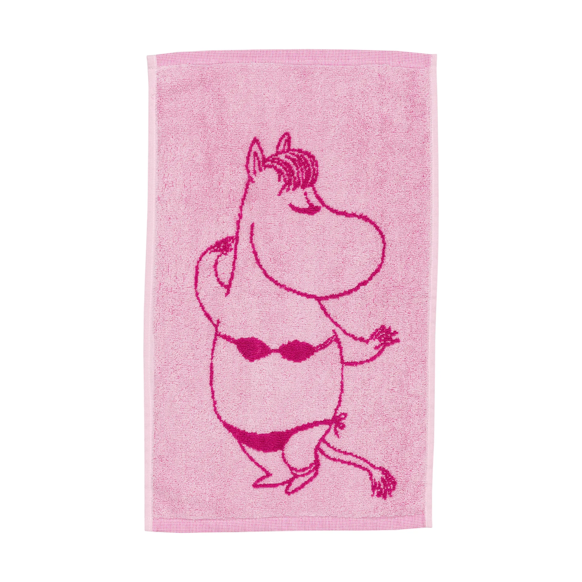 Moomin towel 30x50 cm, Snorkmaiden pink Moomin Arabia