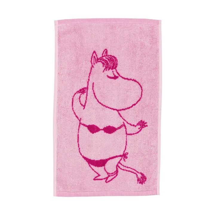 Moomin towel 30x50 cm - Snorkmaiden pink - Moomin Arabia