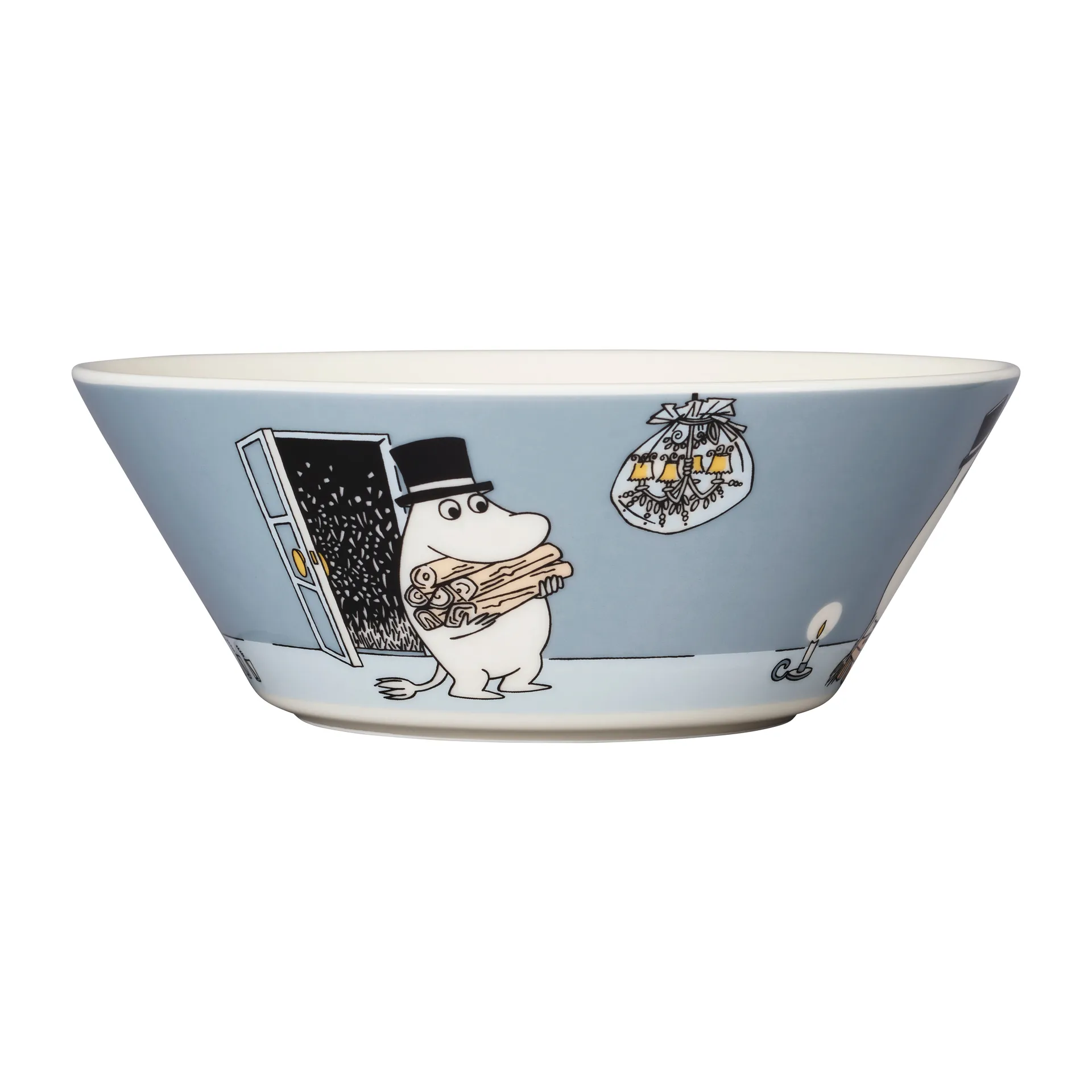Moominpappa bowl Ø15 cm, Grey Moomin Arabia