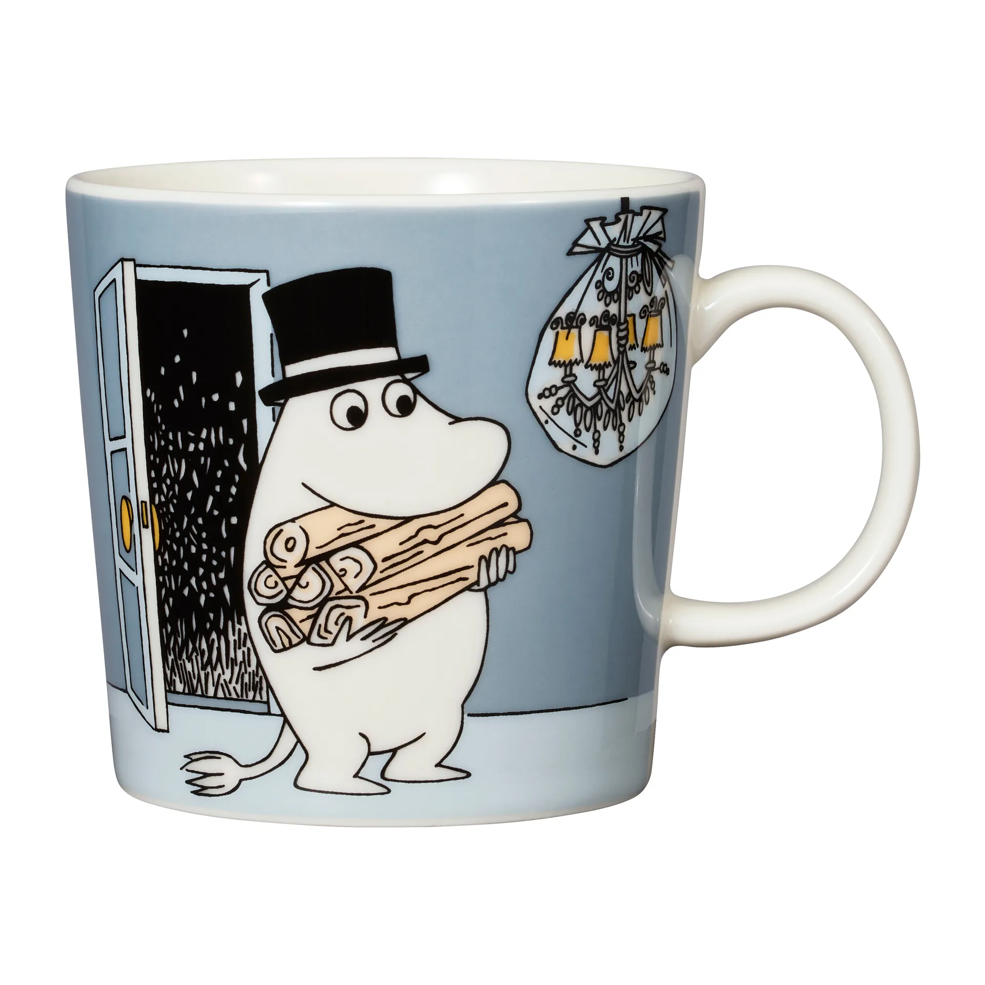 Moominpappa mug 30 cl, Grey Moomin Arabia
