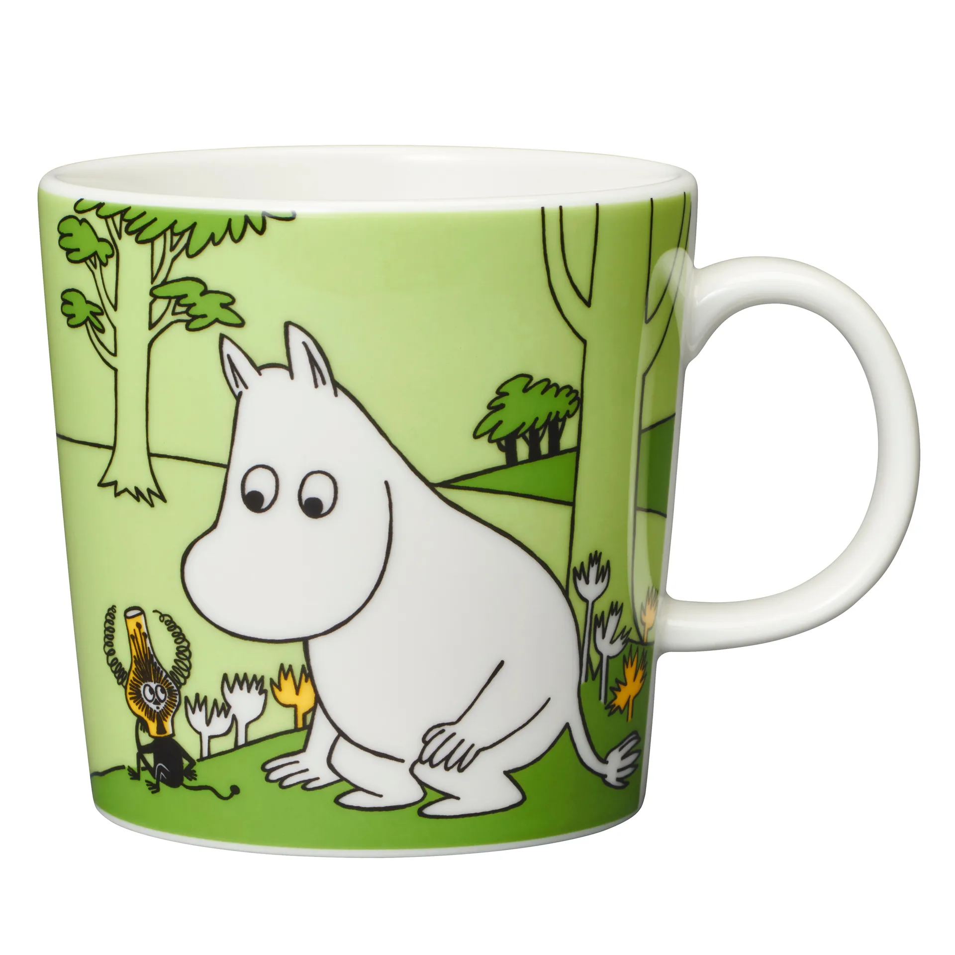 Moomintroll Moomin mug, Grass green Moomin Arabia