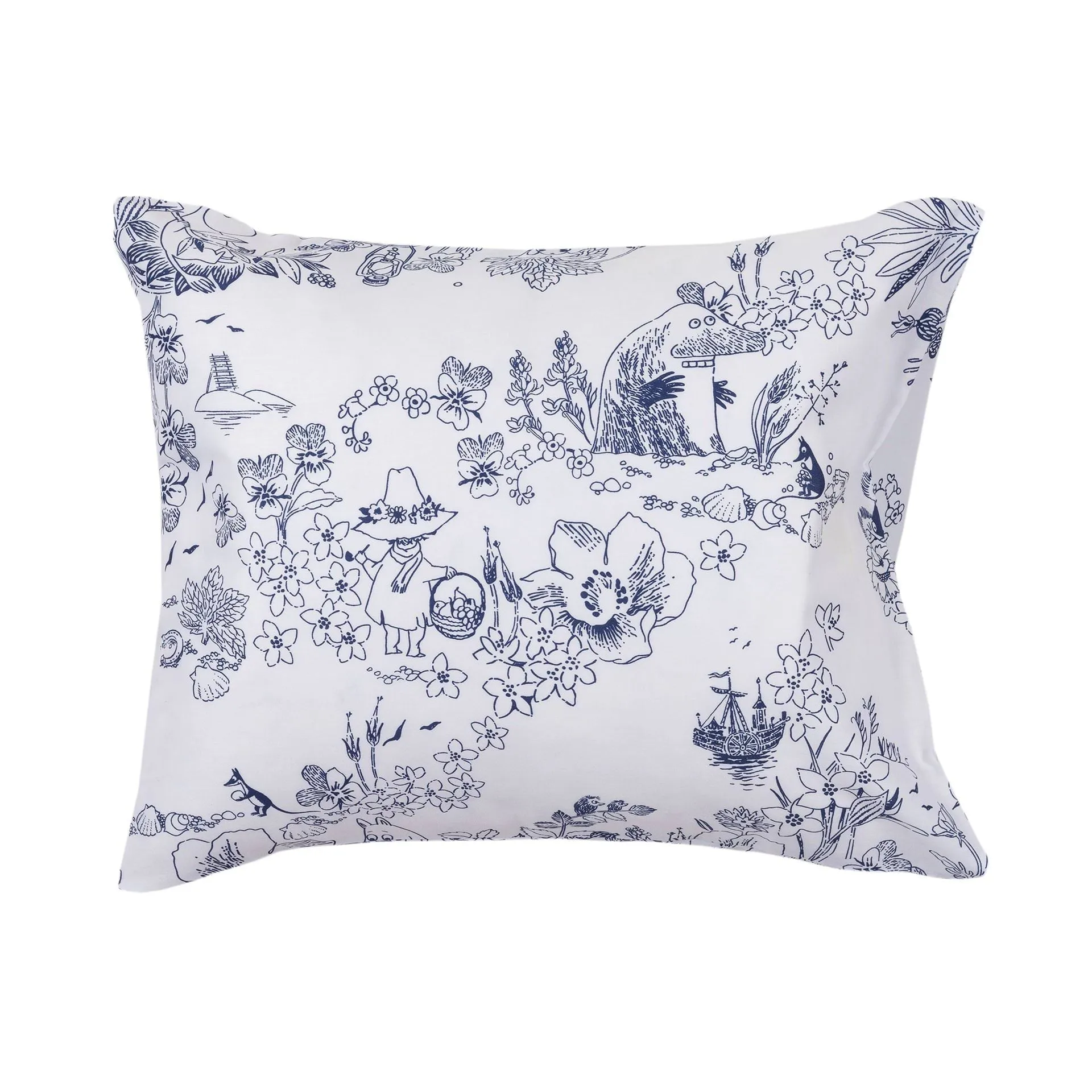 Mumin Haru bedding set, Blue, 150x210 cm Moomin Arabia