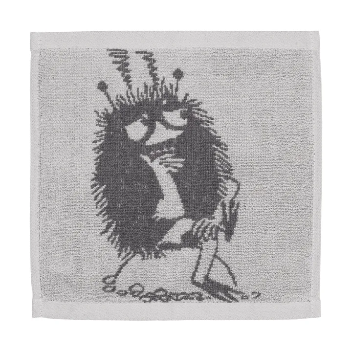 Mumin towel 25x25 cm - Stinky, grey - Moomin Arabia