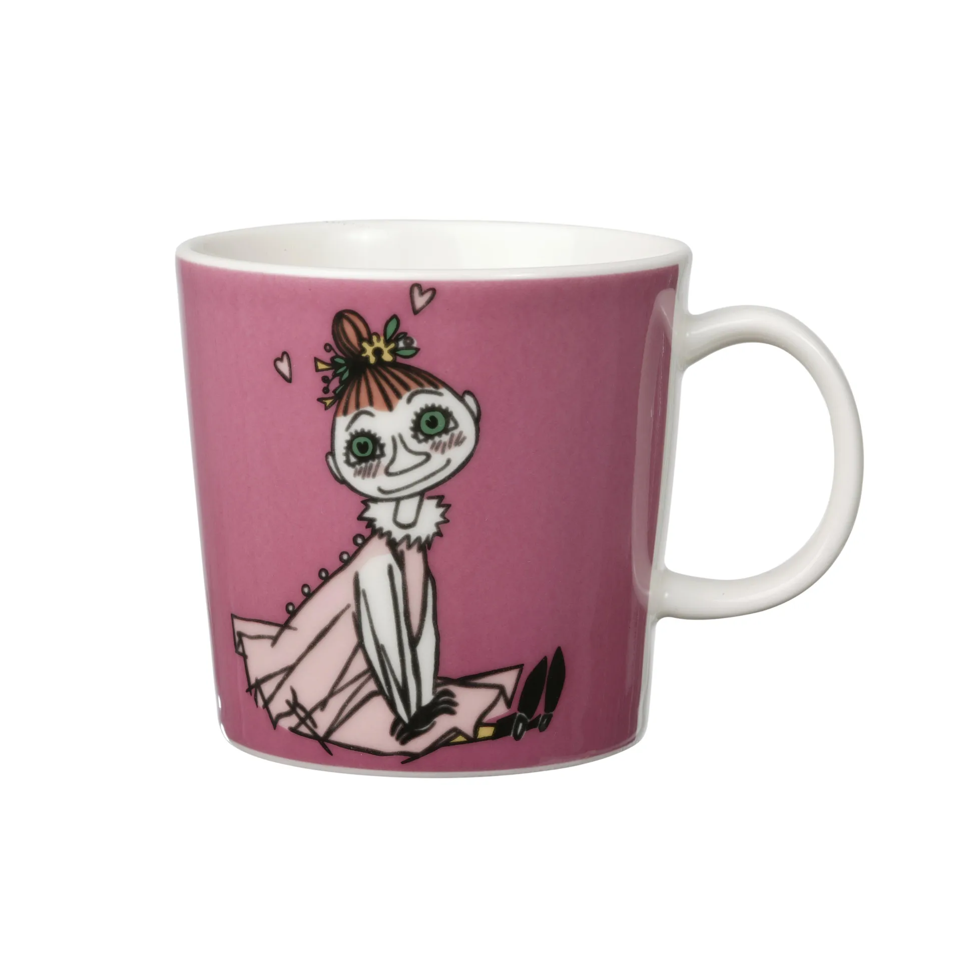 Mymble Moomin mug, pink Moomin Arabia