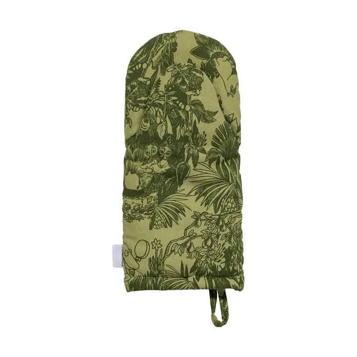 Mystikens skog Mumin oven glove - Green, 15x34 cm - Moomin Arabia
