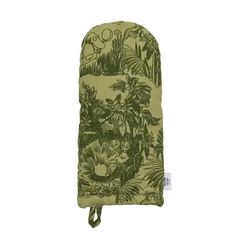 Mystikens skog Mumin oven glove - Green, 15x34 cm - Moomin Arabia