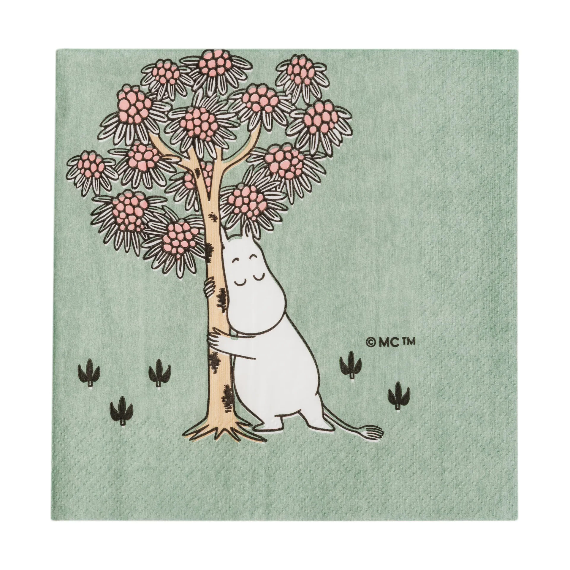 Omtanke Moomin paper napkin 33x33 cm, 20-pack Moomin Arabia
