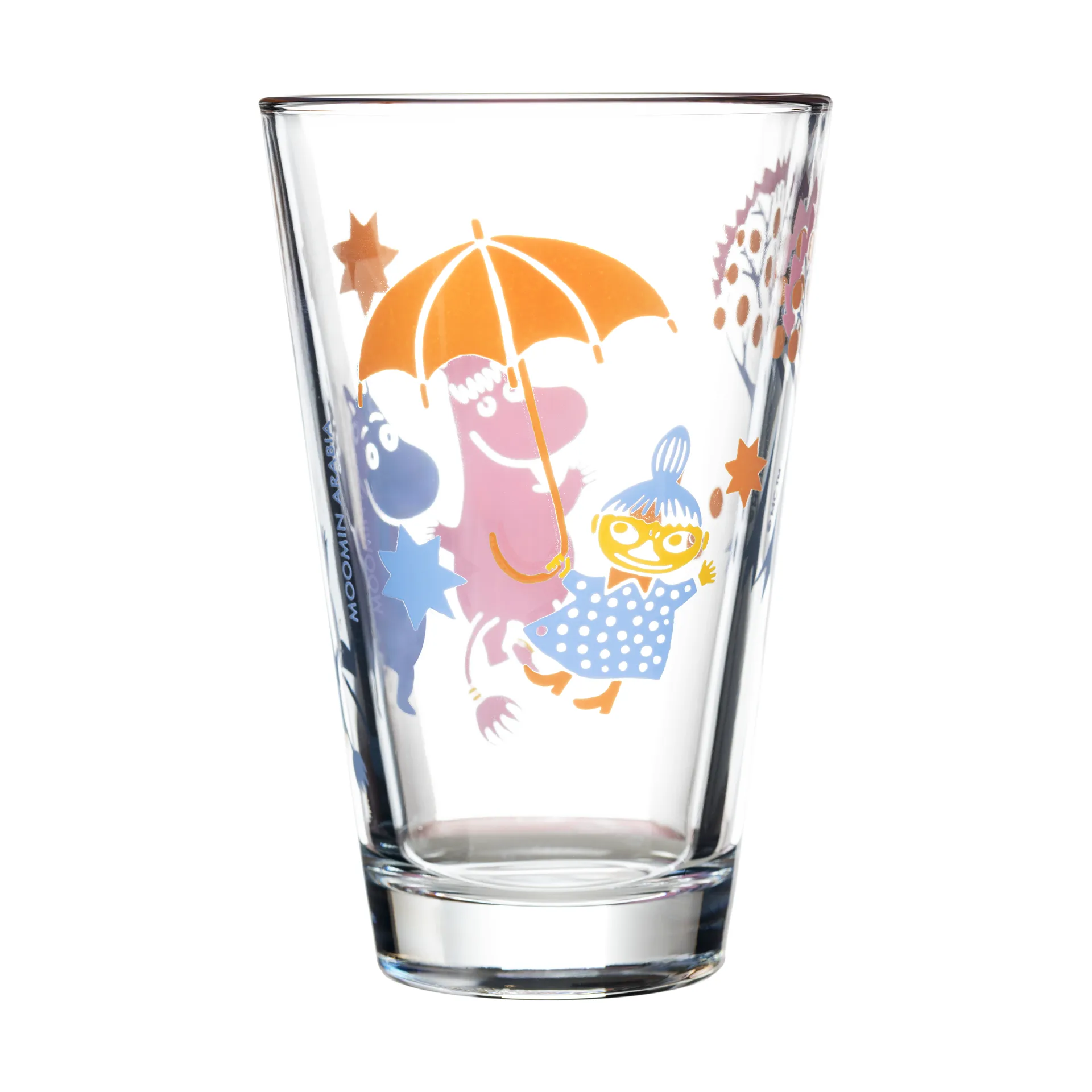 Party Moomin glass 30 cl 2-pack, Clear Moomin Arabia
