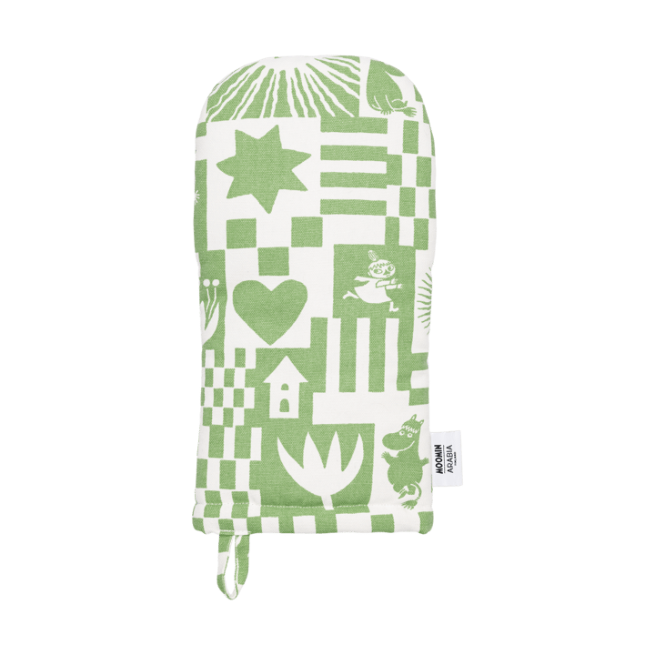 Party Moomin oven mitt 15x34 cm - Green - Moomin Arabia