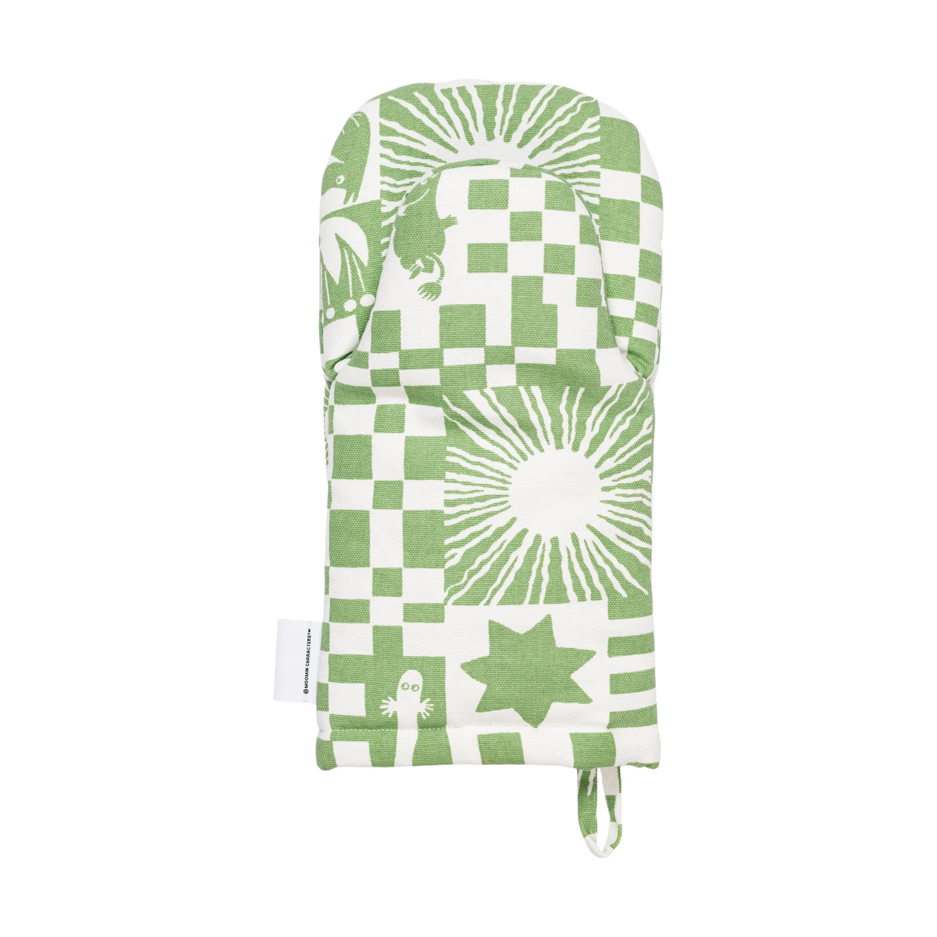 Party Moomin oven mitt 15x34 cm, Green Moomin Arabia