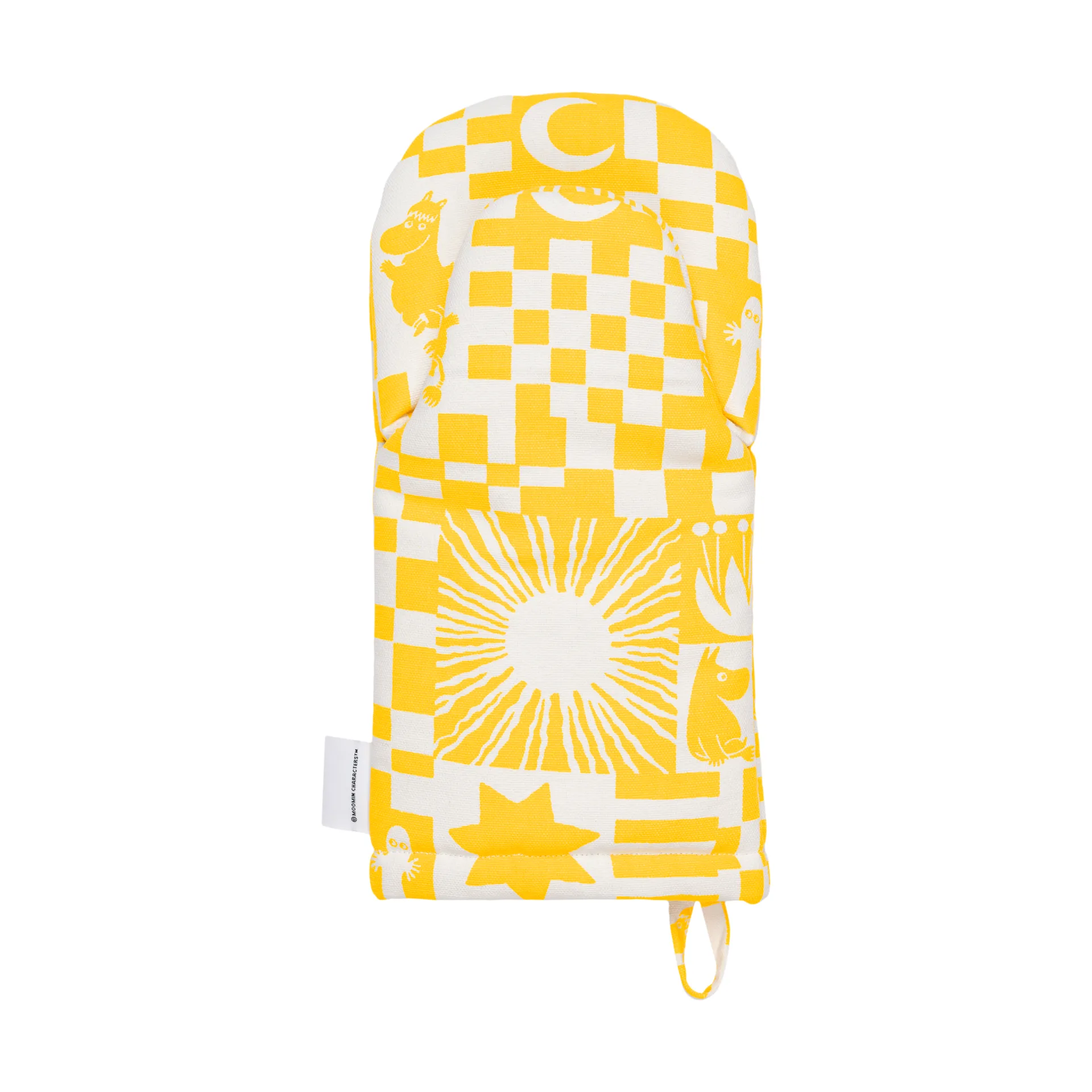 Party Moomin oven mitt 15x34 cm, Yellow Moomin Arabia