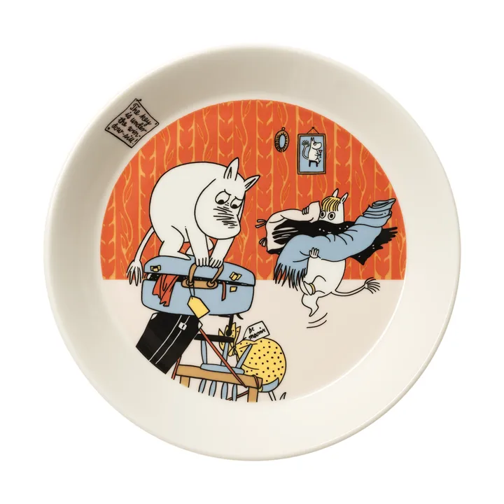 Ready for vacation Moomin plate - Ø19 cm - Moomin Arabia