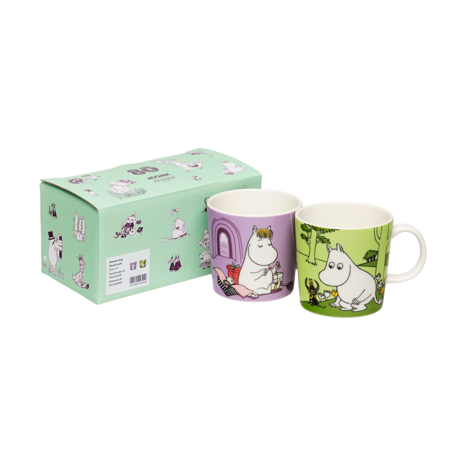 Snorkmaiden & Moomintroll Moomin Mug 2 pieces, 30 cl Moomin Arabia