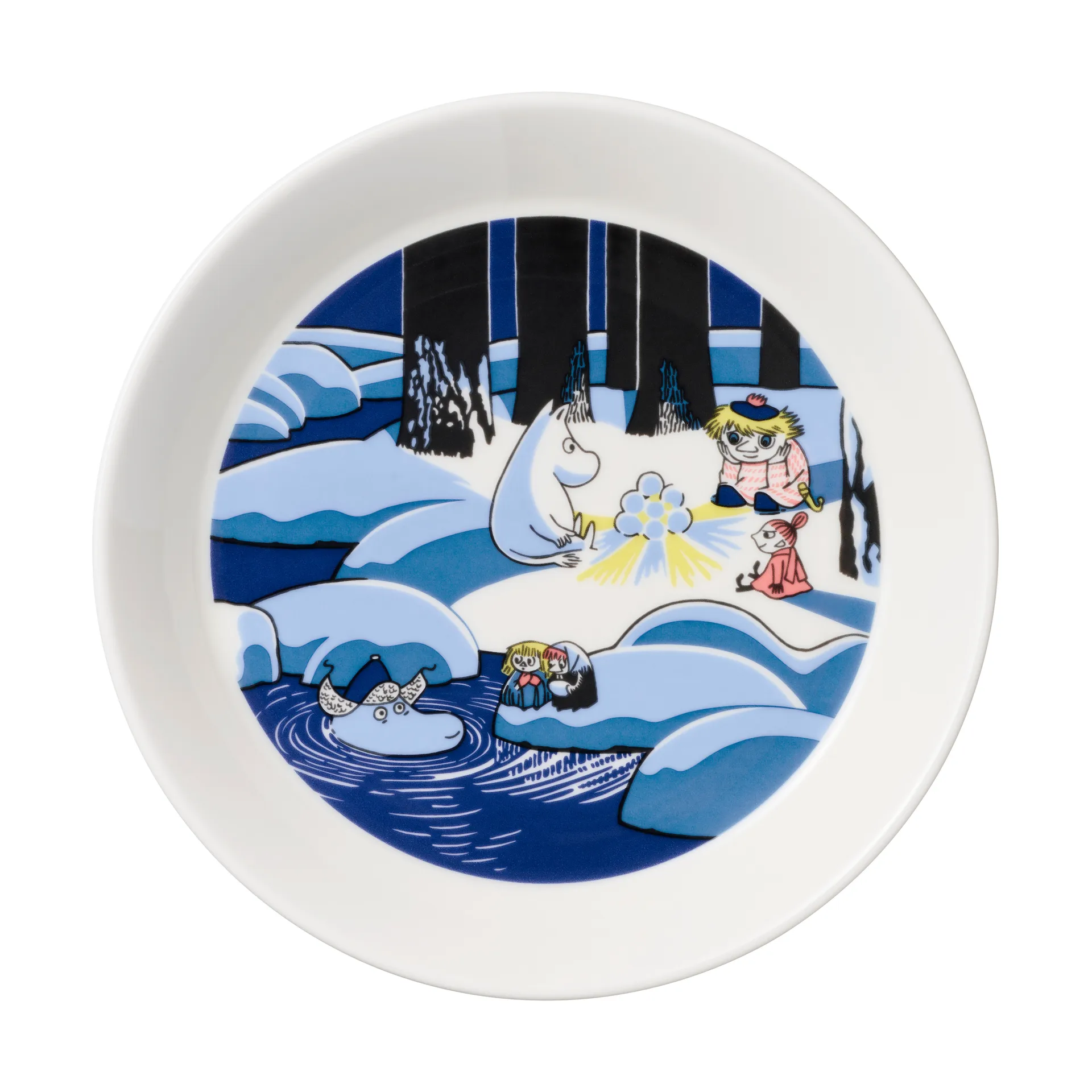 Snow lantern & Moomin’s Day 2018 Moomin plate set, Ø19 cm Moomin Arabia