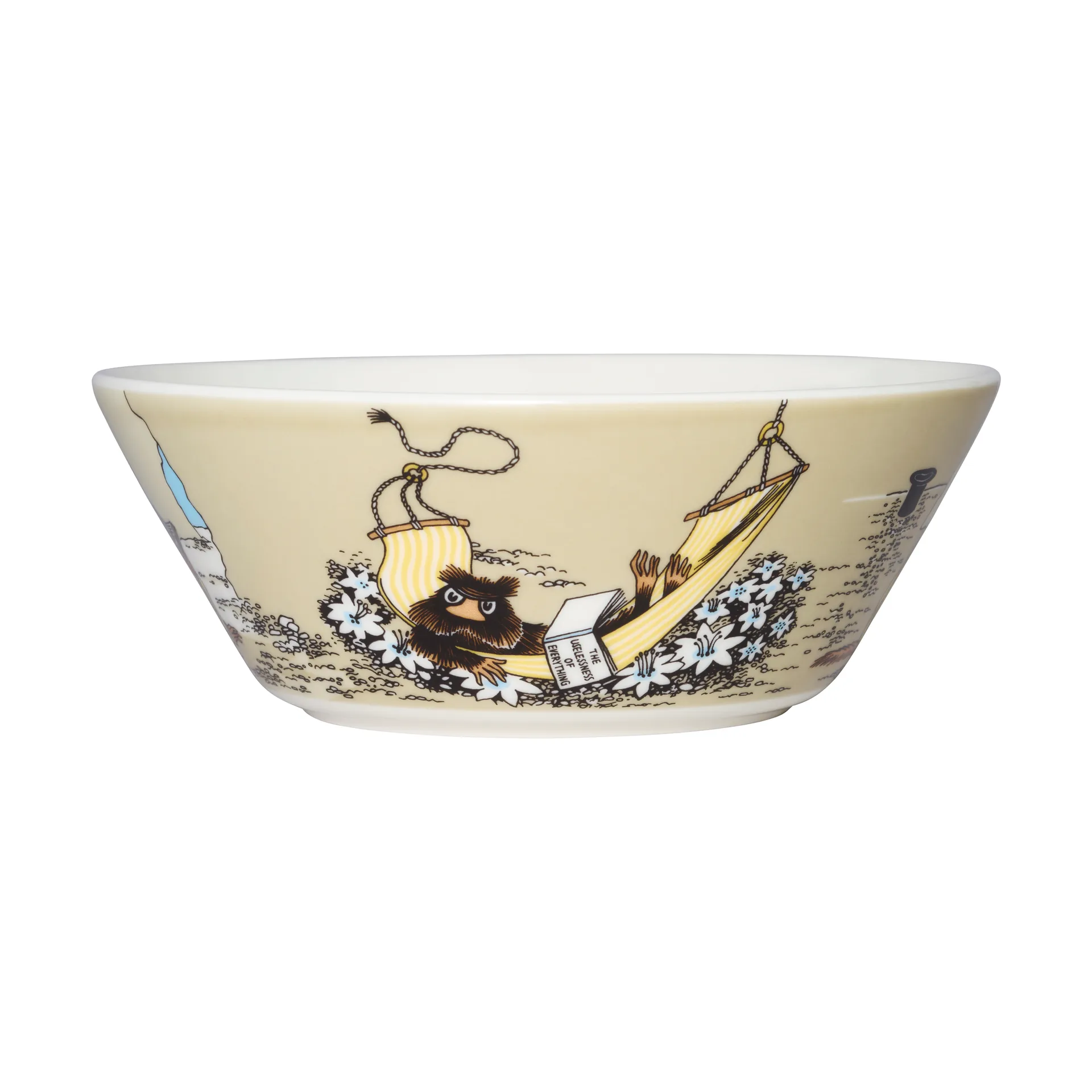 The Muskrat Moomin bowl Ø15 cm, Beige Moomin Arabia