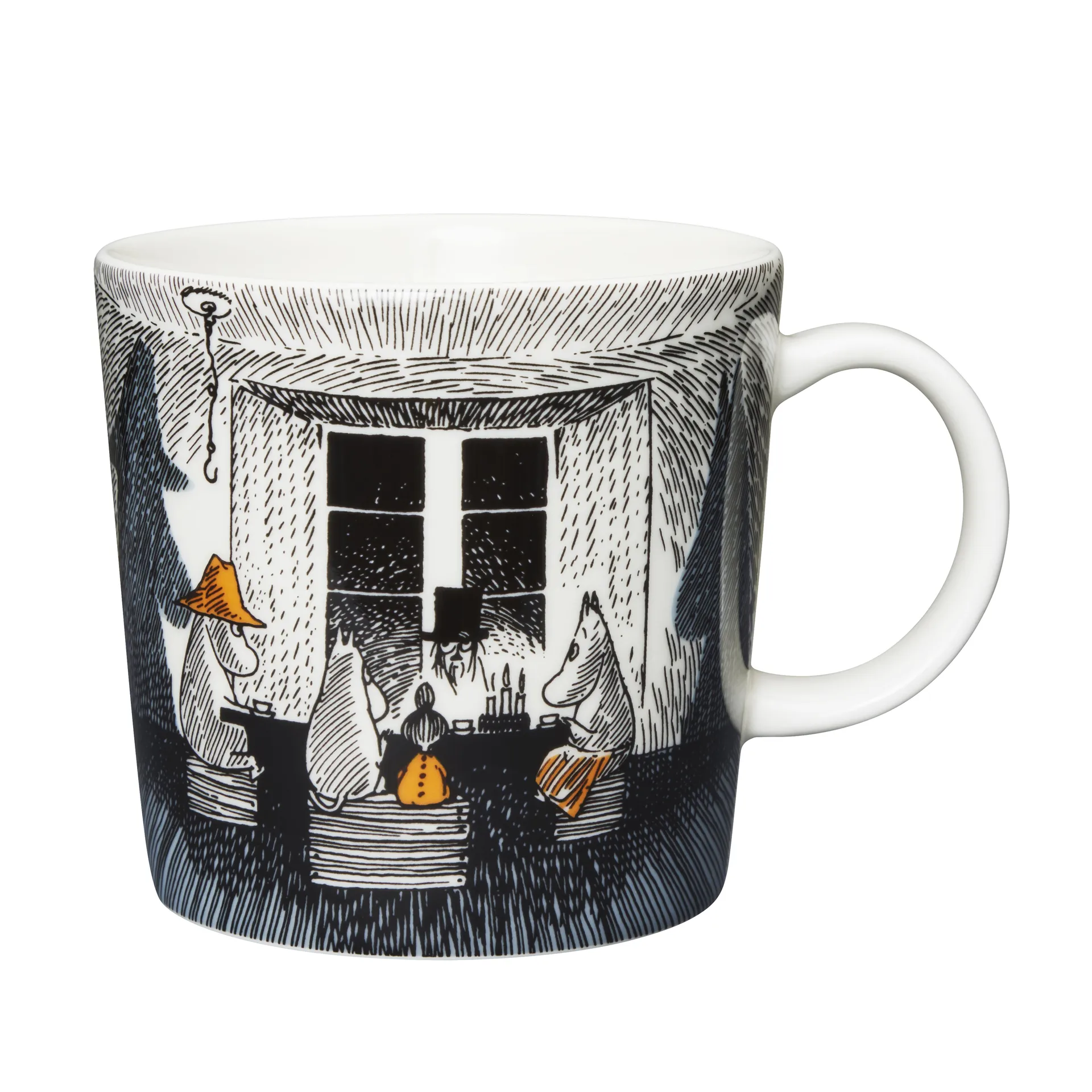True to its origins Moomin mug 2017, black Moomin Arabia