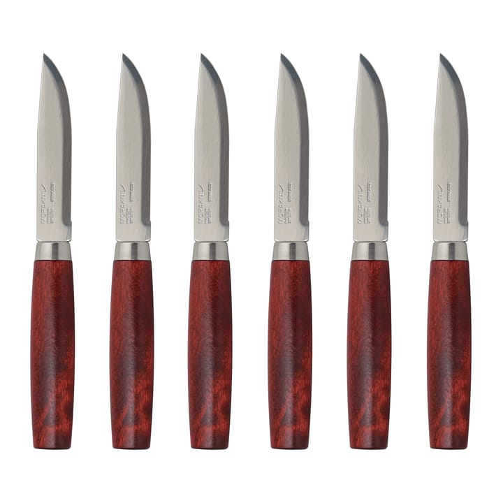 Morakniv Classic Steak Knife 6-pack, red Morakniv