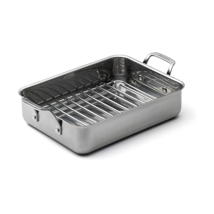 79NORD oven pan with grid 40x25x10 cm, Stainless steel Morsø