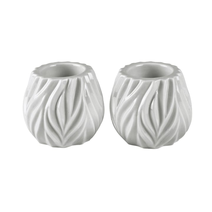 Flame tealight holder 2-pack, white Morsø