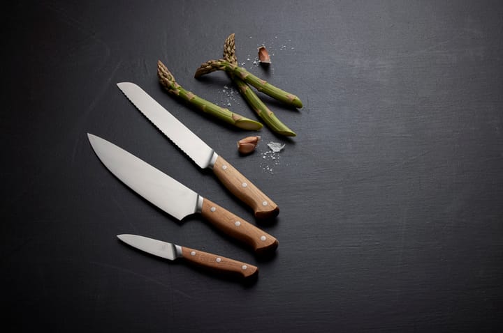 Foresta bread knife 32.5 cm, Stainless steel-oak Morsø