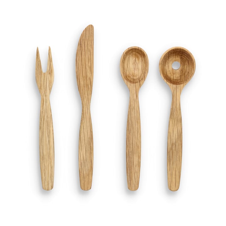 Foresta tapas set 4 pieces - Oak - Morsø