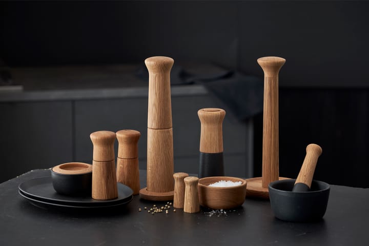 Kit salt cellar with lid, Oak Morsø