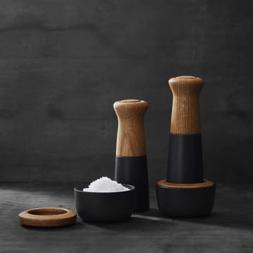 Morsø Kit Salt bowl with lid - Oak-black - Morsø