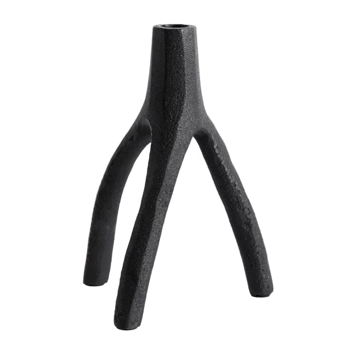 Aion candlestick XL 22 cm, black MUUBS