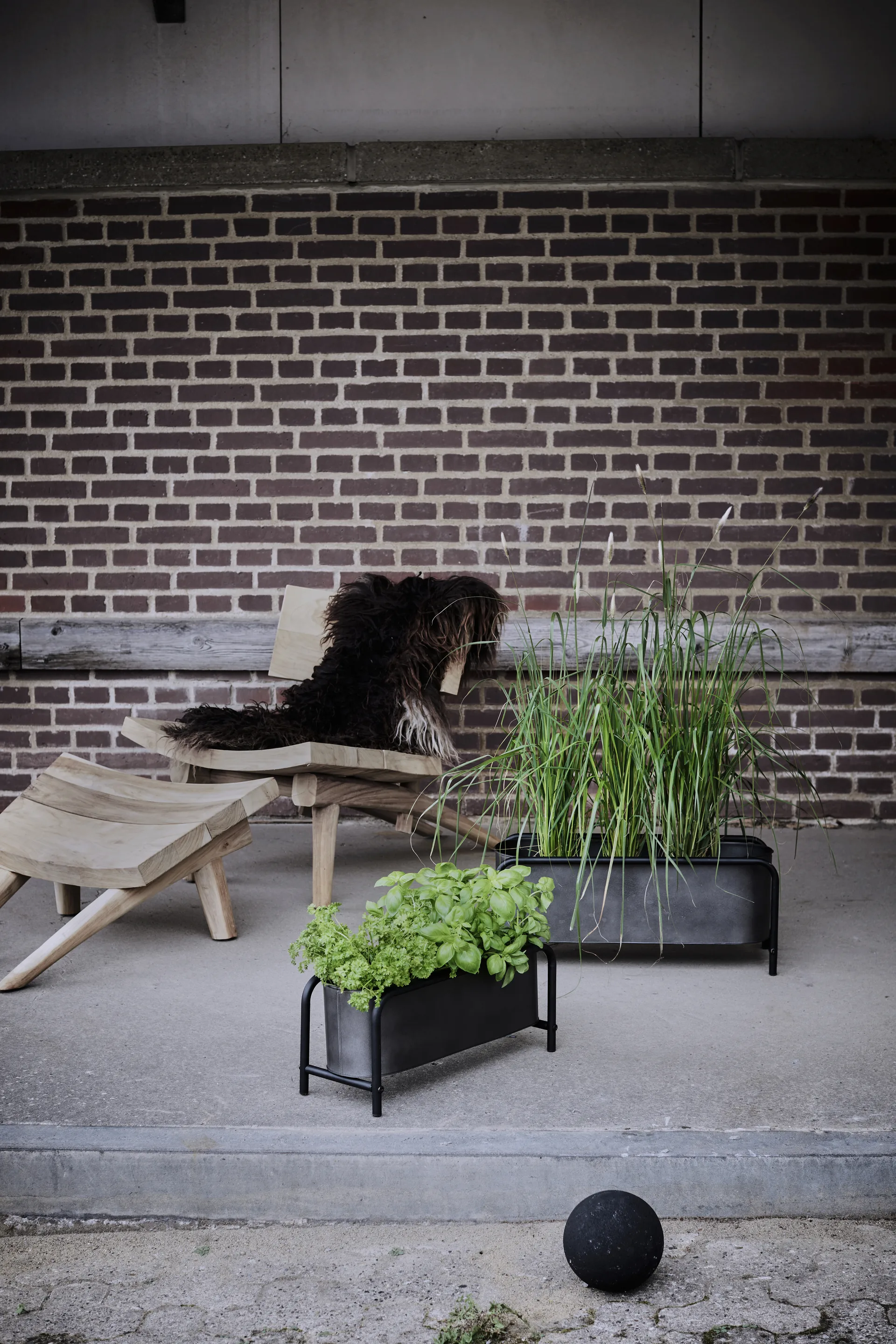 Anku plant box 60 cm, Antique MUUBS