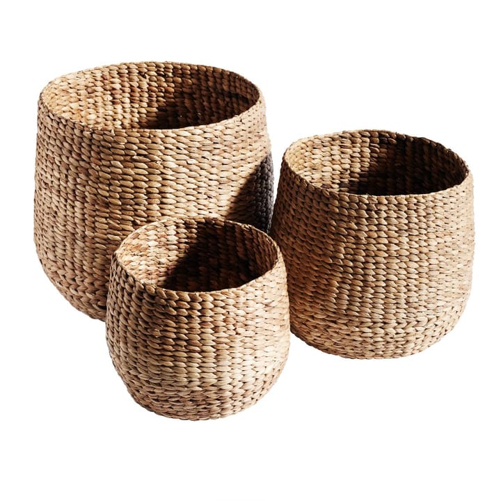 Basket Round 3-pack - Natural - MUUBS