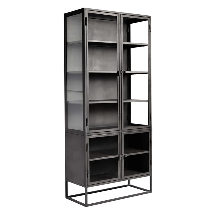 Boston high cabinet 200 cm - Black - MUUBS