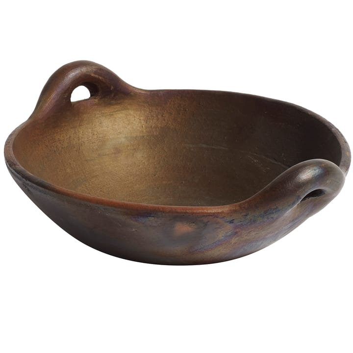 Hazel bowl with handle L, Brown MUUBS