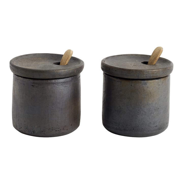 Hazel salt- and pepper set - Brown - MUUBS