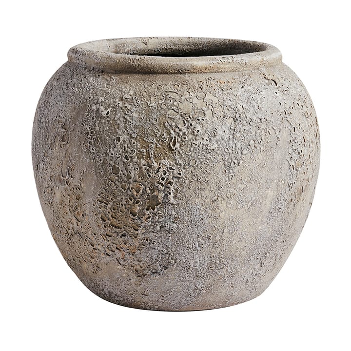 Luna flower pot h25 cm Ø29 cm, Grey MUUBS