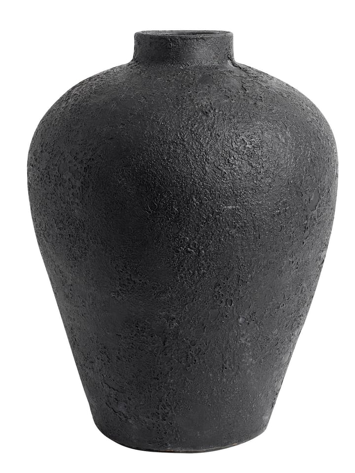 Luna pot 40 cm - Black-terracotta - MUUBS