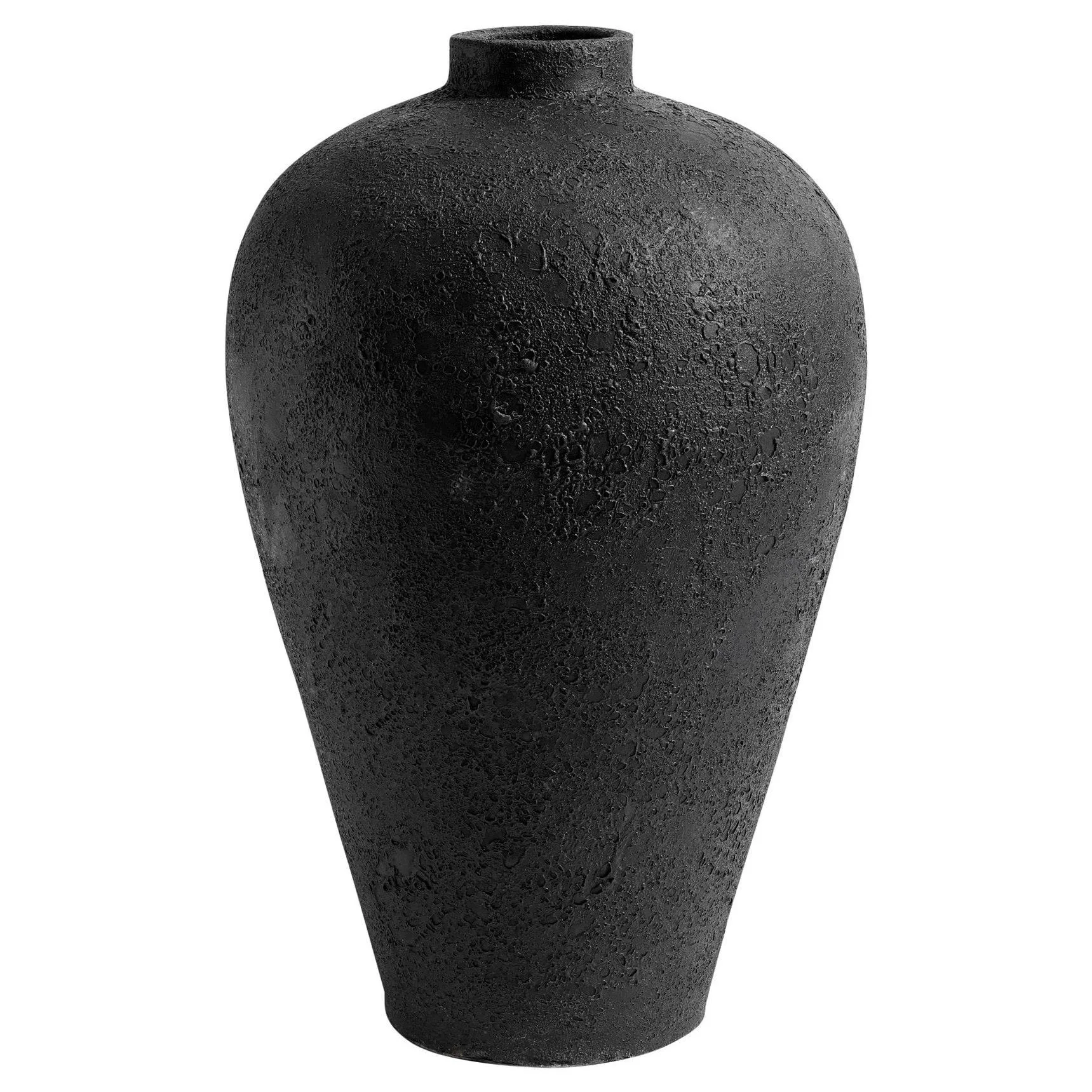 Luna pot 60x35cm, Black-terracotta MUUBS