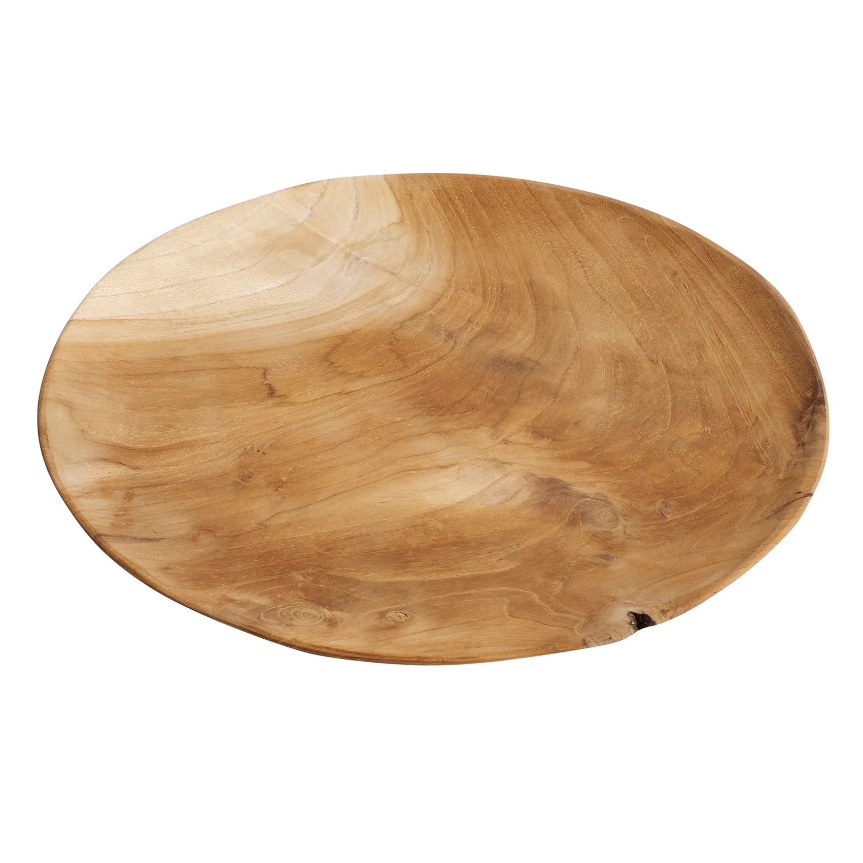 Muubs teak plate 37 cm, Nature MUUBS
