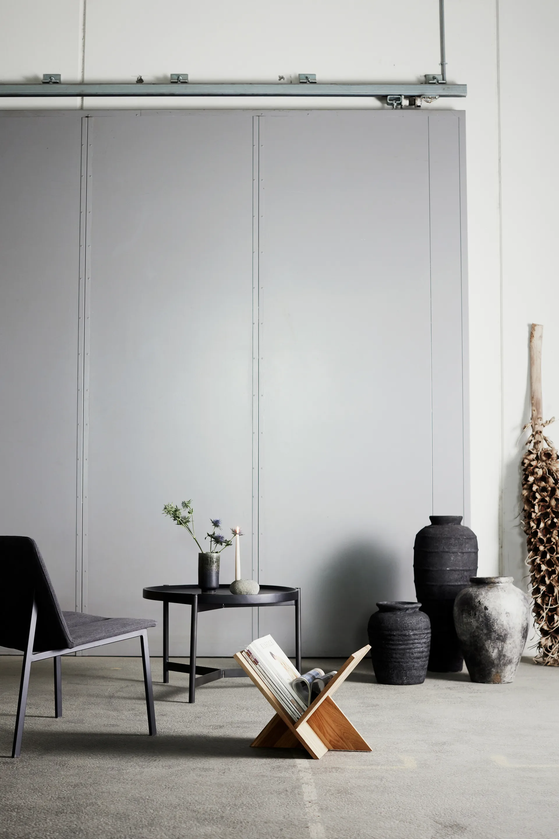 Ottawa magazine holder, Natural oak MUUBS